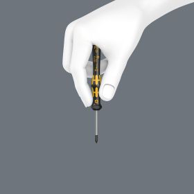 Wera ESD-Safe Micro Screwdriver: Slotted 0.60 x 3.5 x 80mm