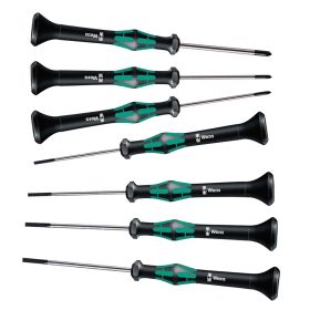 Wera Kraftform Micro Slotted/Phillips Precision Screwdriver - 7 Piece Set