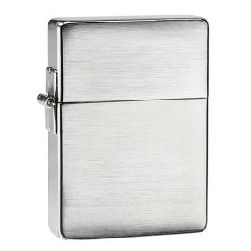 Zippo Windproof Lighter 1935 Replica w/o slashes Brushed Chrome