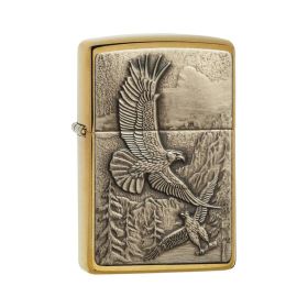 Zippo Windproof Lighter Soaring Eagles Emblem