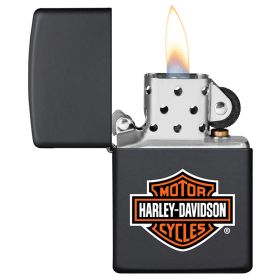 Zippo Windproof Lighter Harley-DavidsonÂ® Design Black