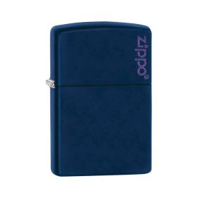 Zippo Windproof Lighter Navy Matte w/Zippo Logo