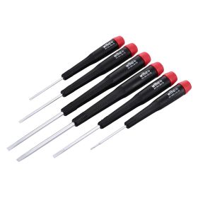 Wiha Precision Slotted Screwdriver Set - 6 Piece Set