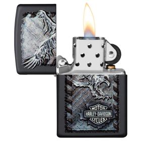 Zippo Harley-Davidson Iron Eagle Black Matte