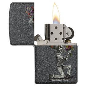 Zippo Windproof Lighter Iron Stone Couple