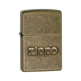 Zippo Windproof Lighter Zippo Logo Antique Stamp Antique Brass Finish