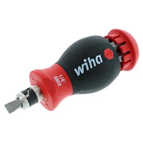 Wiha 14-in-1 SoftFinish Stubby Bit Holder: Slotted/Phillips/Square Drivers