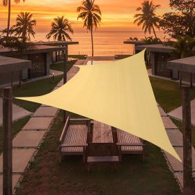 Artpuch 18'X26'Customize Sand Sun Shade Sail Commercial Standard UV Block 185 GSM, Water and Air Permeable, Heavy Duty (size: 20'X20')